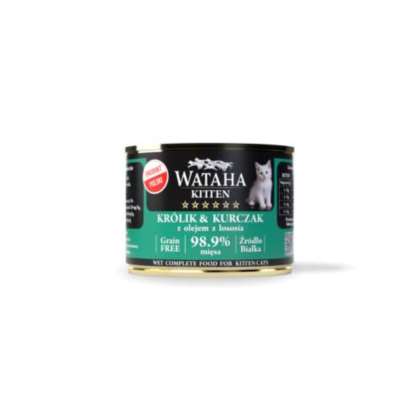 Wataha hunt kitten cat królik kurczak 200g Wataha hunt kitten cat królik kurczak 200g