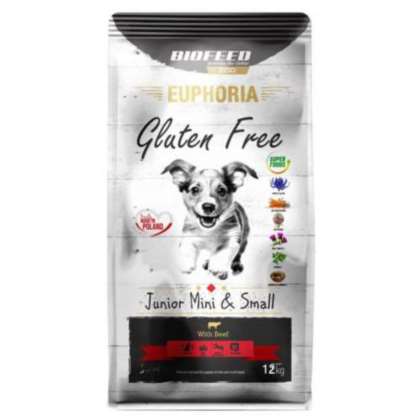 EUPHORIA GLUTEN FREE-SZCZENIĘTA MiSM WOŁOWINA 12KG EUPHORIA GLUTEN FREE-SZCZENIĘTA MiSM WOŁOWINA 12KG