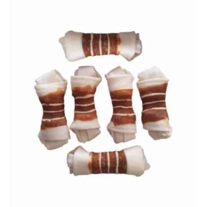 Kość wiązana z kaczką o długości 11cm/240gr Kość wiązana z kaczką o długości 11cm/240gr