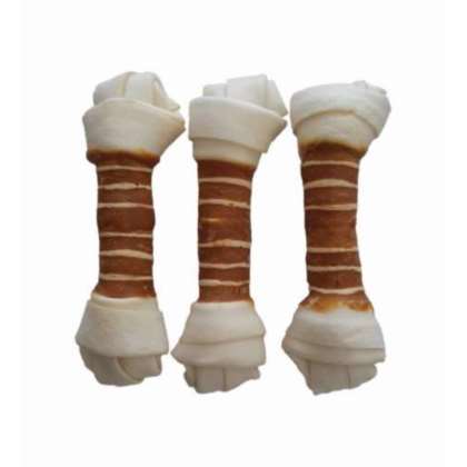 Kość wiązana z kaczką o długości 18cm/240gr Kość wiązana z kaczką o długości 18cm/240gr
