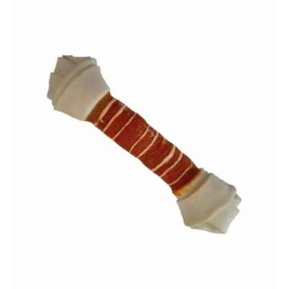 Kość wiązana z wołowiną o długości 24cm/140gr Kość wiązana z wołowiną o długości 24cm/140gr