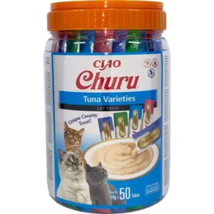 INABA CAT CHURU VARIETIES TUNA 50x14g (700g) INABA CAT CHURU VARIETIES TUNA 50x14g (700g)