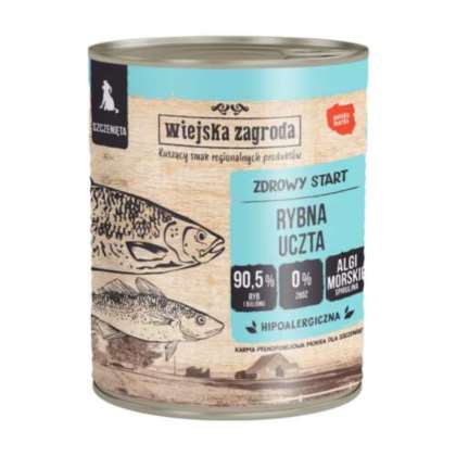 Wiejska Zagroda dla szczeniąt Rybna uczta 800gr Wiejska Zagroda dla szczeniąt Rybna uczta 800gr