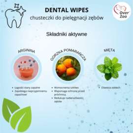 Chusteczki do pielęgnacji zębów Dental wipes 50 sz Chusteczki do pielęgnacji zębów Dental wipes 50 sz