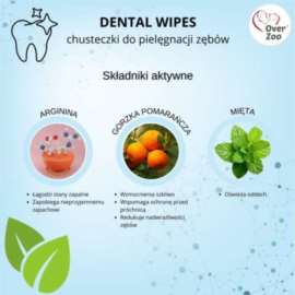 Chusteczki do pielęgnacji zębów Dental wipes 50 sz Chusteczki do pielęgnacji zębów Dental wipes 50 sz