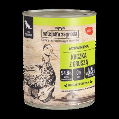 Wiejska Zagroda Kaczka z gruszką 800 gr Wiejska Zagroda Kaczka z gruszką 800 gr