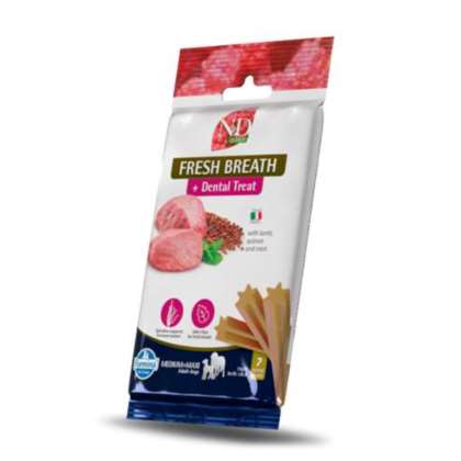 N&D Quinoa Dental Fresh Breath lamb med&max 100gr N&D Quinoa Dental Fresh Breath lamb med&max 100gr