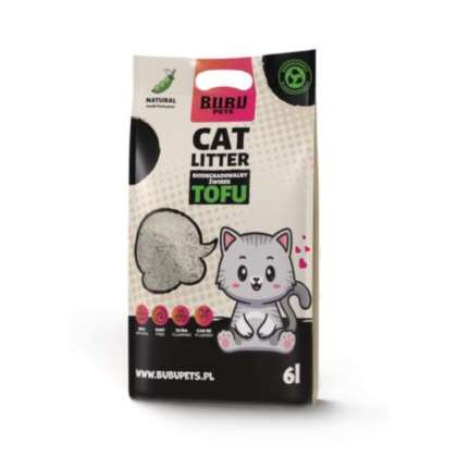 Żwirek dla kotów Tofu biodegradowalny 2,5kg natura Żwirek dla kotów Tofu biodegradowalny 2,5kg natura