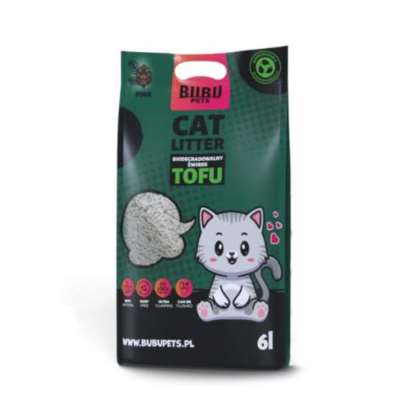 Żwirek dla kotów Tofu biodegradowalny 2,5kg sosna Żwirek dla kotów Tofu biodegradowalny 2,5kg sosna
