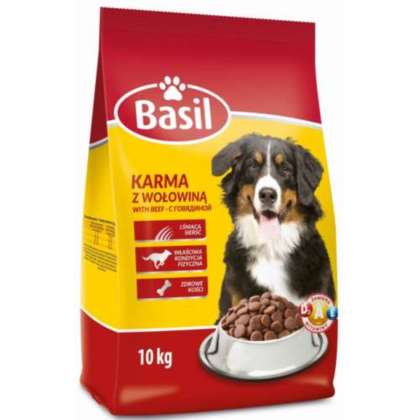Karma sucha dla psa Basil z wołowiną 10 kg Karma sucha dla psa Basil z wołowiną 10 kg