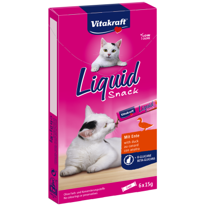 VITAKRAFT Liquid Snack z kaczką dla kotów (6szt.) VITAKRAFT Liquid Snack z kaczką dla kotów (6szt.)