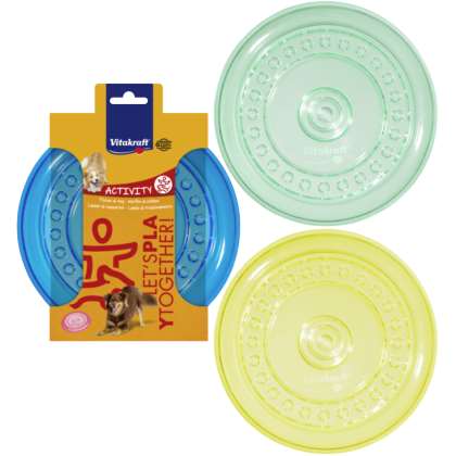 VITAKRAFT Frisbee gumowe dla psa 18.5cm mix kolor. VITAKRAFT Frisbee gumowe dla psa 18.5cm mix kolor.