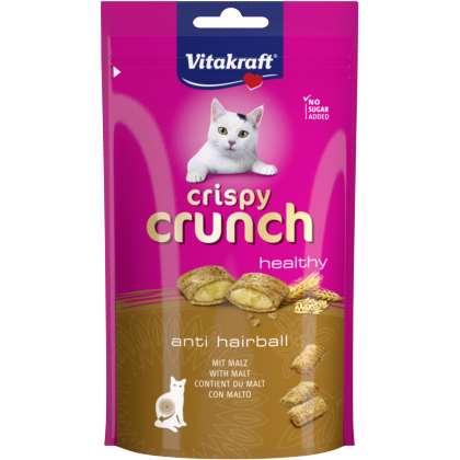 Vitakraft Crispy Crunch Anti Hairball ze słodem 60