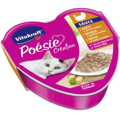 VITAKRAFT Poesie Indyk w sosie serowym 85 gr