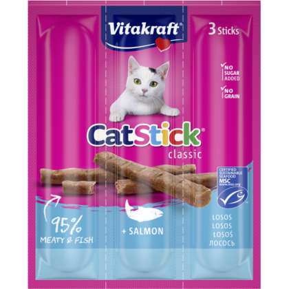 Vitakraft Cat Stick Mini Łosoś Dla Kota 3szt.