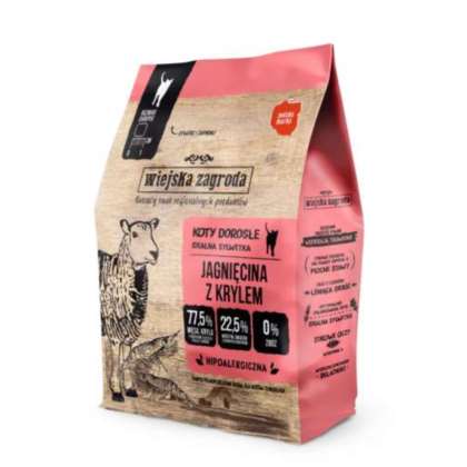 Wiejska zagroda jagnięcina z krylem 400gr Wiejska zagroda jagnięcina z krylem 400gr