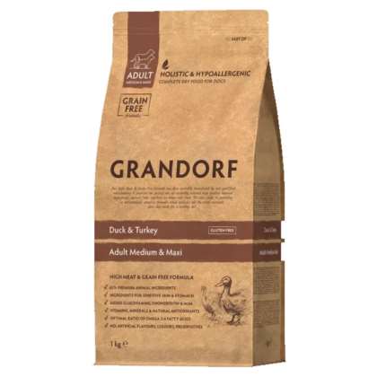 Grandorf Dog Duck & Turkey - Medium & Maxi 1 kg Grandorf Dog Duck & Turkey - Medium & Maxi 1 kg