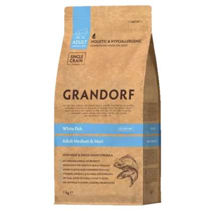 Grandorf Dog White Fish - Medium & Maxi - 1 kg Grandorf Dog White Fish - Medium & Maxi - 1 kg