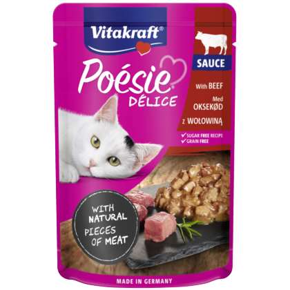 VITAKRAFT POESIE DELI z wołowiną w sosie 85g VITAKRAFT POESIE DELI z wołowiną w sosie 85g