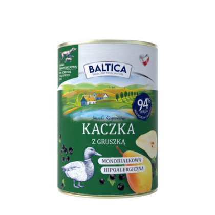 BALTICA SR Karma mokra Kaczka z gruszką 400g