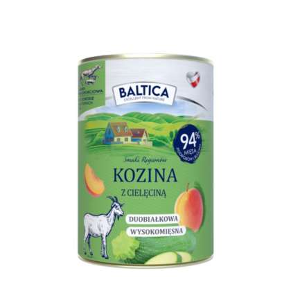 BALTICA SR Karma mokra Przepiórka z wołowiną 400g