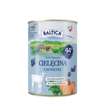 BALTICA SR Karma mokra Cielęcina z jagnięciną 400g