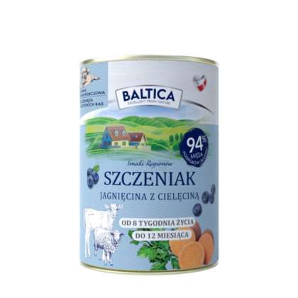 BALTICA SR mokra Szcz. Jagnięcina z cielęciną 100g