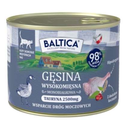 BALTICA SMAKI REGIONÓW Kot dorosły Gęsina 185g