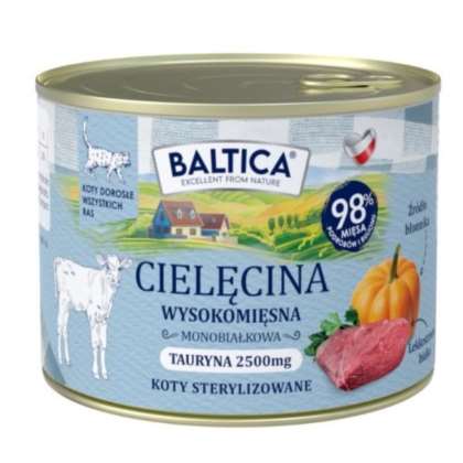 BALTICA SMAKI REGIONÓW kot dorosły Cielęcina 185g