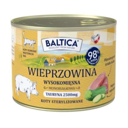 BALTICA SMAKI REGIONÓW Kot dorosły Wieprzowina 185