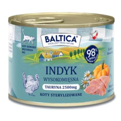 BALTICA SMAKI REGIONÓW Kot dorosły Indyk 185g