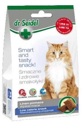 Smakołyki dr Seidla dla kotów niskokaloryczne 50gr