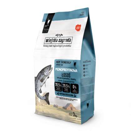 WZ Karma dla kota Monobiałkowa Łosoś 3 kg