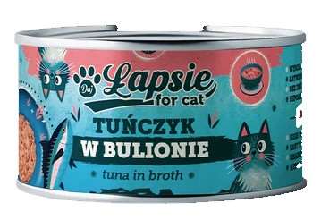 Łapsie mokra karma Tuńczyk w bulionie 80g