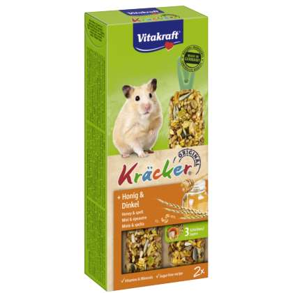 Vitakraft KRACKER 2szt dla chomika miód