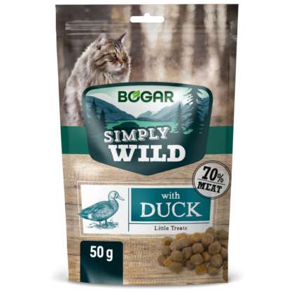 Bogar Simply Wild Cat little treats KACZKA 60 gr.