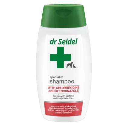 Szampon dr Seidla z chlorheksydyną i ketokonaz 220