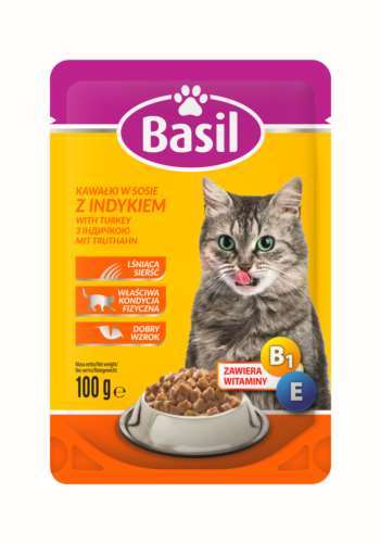 Basil Kot Saszetka z indykiem 100 gram 1 szt.
