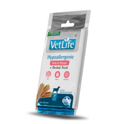 Vetlife dental Hypoallergenic Pork&Potato 100g