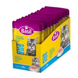 Basil Kot Saszetka z łososiem 100 gram 1 szt.