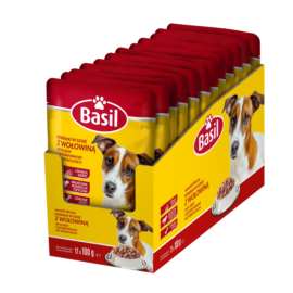 Basil Pies Saszetka z wołowiną 100 gram 1 szt.