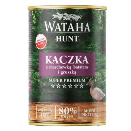 Wataha Hunt Mono Protein 80% Adult Kaczka 400gr