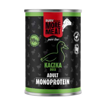 BUBAlicious  mono karma dla psa 400g KACZKA