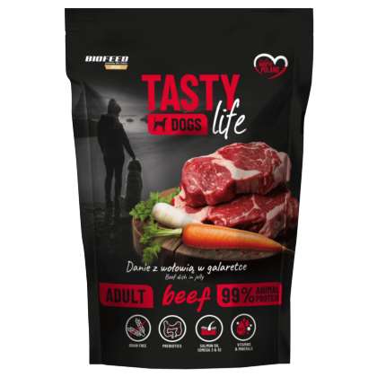 Tasty Dogs Life WOŁOWINA - danie w galaretce 500g