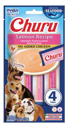 INABA Dog Churu (fish based) salmon 4x14g (56g)