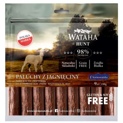 Wataha Hunt Paluchy z jagnięciny 9 szt