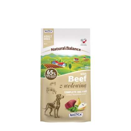BALTICA NATURAL&BALANCE Wołowina M/L 3kg
