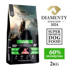 WATAHA Hypoallergenic Jagnięcina 60% śred/duże 2kg
