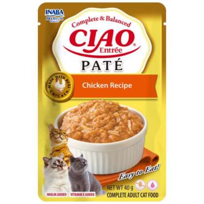 Inaba Cat CIAO Entrée Pate Chicken Recipe 40g
