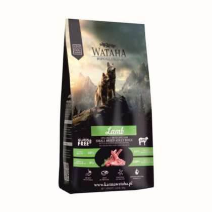 WATAHA Hypoallergenic Jagnięcina 60% małe ras 500g